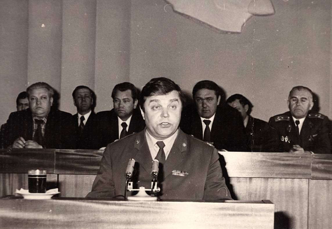 Первый начальник УВД Бобруйского горисполкома Казусёнок А.М. 1981 год.
