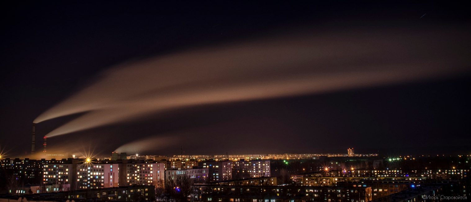 Вечерние огни Бобруйска