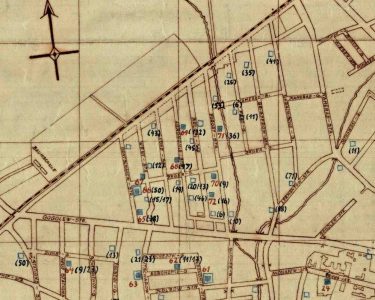 Район улицы Гоголя bobruisk 1944 fragment 1