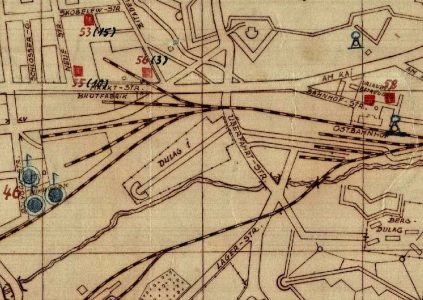 Крепость, станция Березина bobruisk 1944 fragment 3