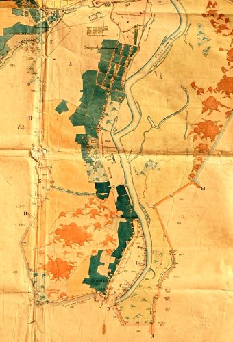 Фрагмент плана Бобруйска начала ХХ века