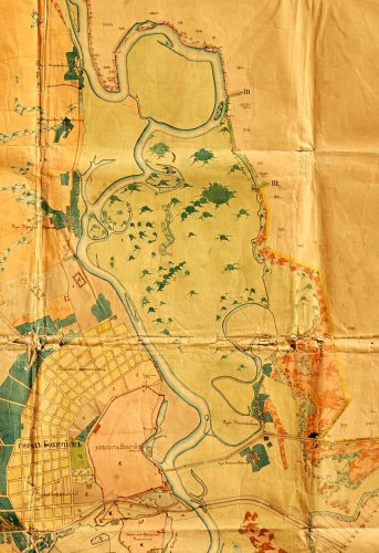 Фрагмент плана Бобруйска начала ХХ века