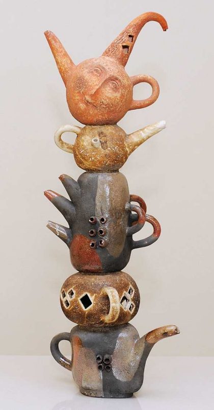 2013 год, шамот, глазурь, выс. 72 см Керамика Анатолия Концуба