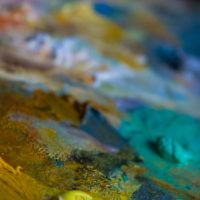 В мастерской художника, Бобруйск, 3 декабря 2022 года. Фото: Татьяна Удодова Анатолий Концуб