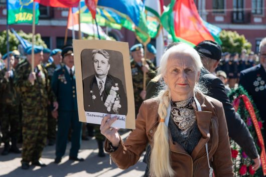 Бобруйск, площадь Победы, 9 мая 2023 года. Фото: Татьяна Удодова