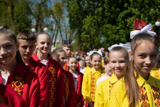 Бобруйск, площадь Победы, 9 мая 2023 года. Фото: Татьяна Удодова