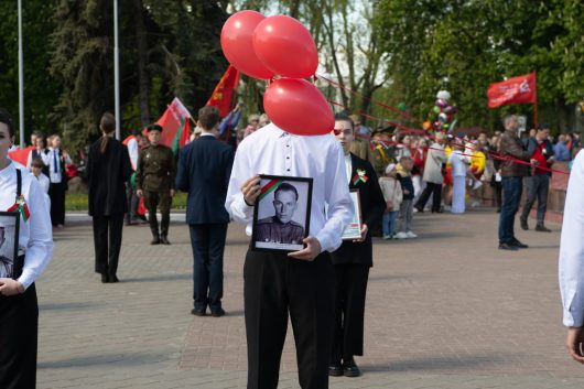 Бобруйск, площадь Победы, 9 мая 2023 года. Фото: Татьяна Удодова