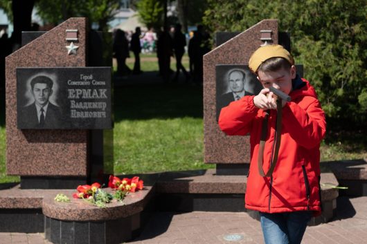 Бобруйск, площадь Победы, 9 мая 2023 года. Фото: Татьяна Удодова