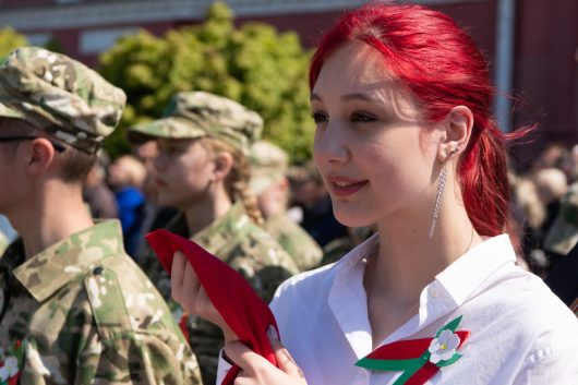 Бобруйск, площадь Победы, 9 мая 2023 года. Фото: Татьяна Удодова