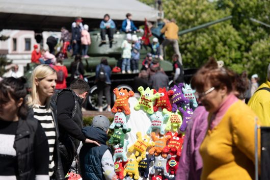 Бобруйск, площадь Победы, 9 мая 2023 года. Фото: Татьяна Удодова