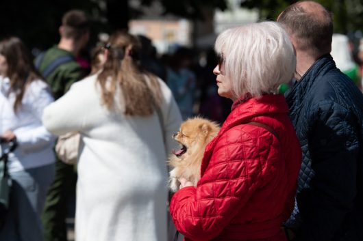 Бобруйск, площадь Победы, 9 мая 2023 года. Фото: Татьяна Удодова