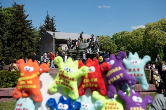 Бобруйск, площадь Победы, 9 мая 2023 года. Фото: Татьяна Удодова